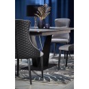 Стол обеденный HALMAR VINSTON темно-серый/черный 180-230/95